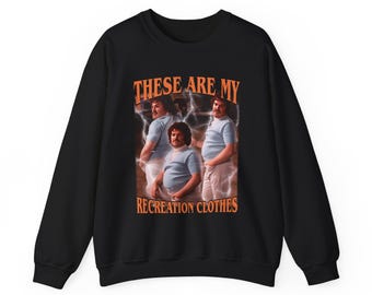 Esta es mi ropa de ocio: sudadera vintage de Nacho Libre, sudadera divertida de cuello redondo de Nacho Libre Jack Black