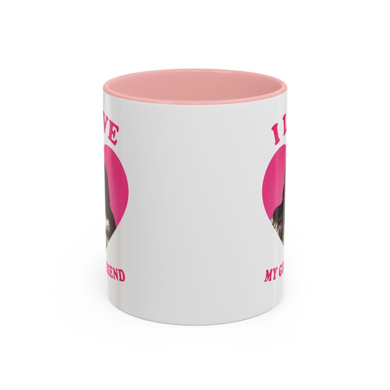I love my girlfriend Priscilla Delgado as Angel retro heart Mug, Priscilla Delgado as Angel Design Accent Ceramic Mug, (11oz) image 11