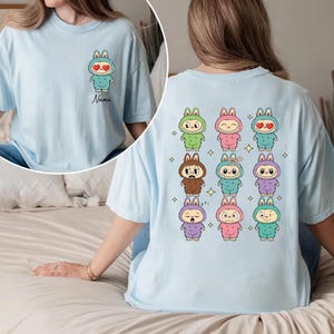 Personalized Doll Monster Png Bundle, Monster Doll and Friends Png, Cute Pink Doll Png, Perfect Gift for Kids, Vacay Mode, Family Trip Png