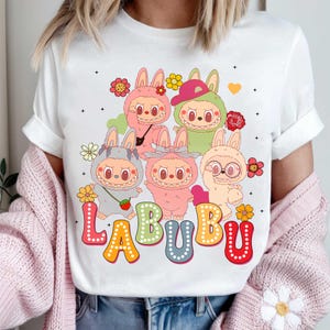 Easter Coquette Bow Doll Png, Pink Cartoon Character Png, Monster Doll T-Shirt, Perfect Gifts For Kid Png, Monster Characters, Digital File