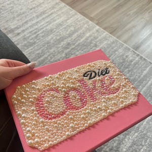 Diet Coke Rhinestone Canvas