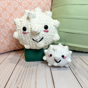 Crochet White Blood Cell Plushie Made to Order, Handmade Jumbo Antibody Amigurumi, Mini Blood Cell Toy