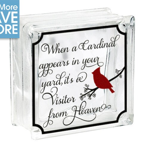 DIY Christmas Decoration Glass Block Decal Christmas Vinyl Etsy