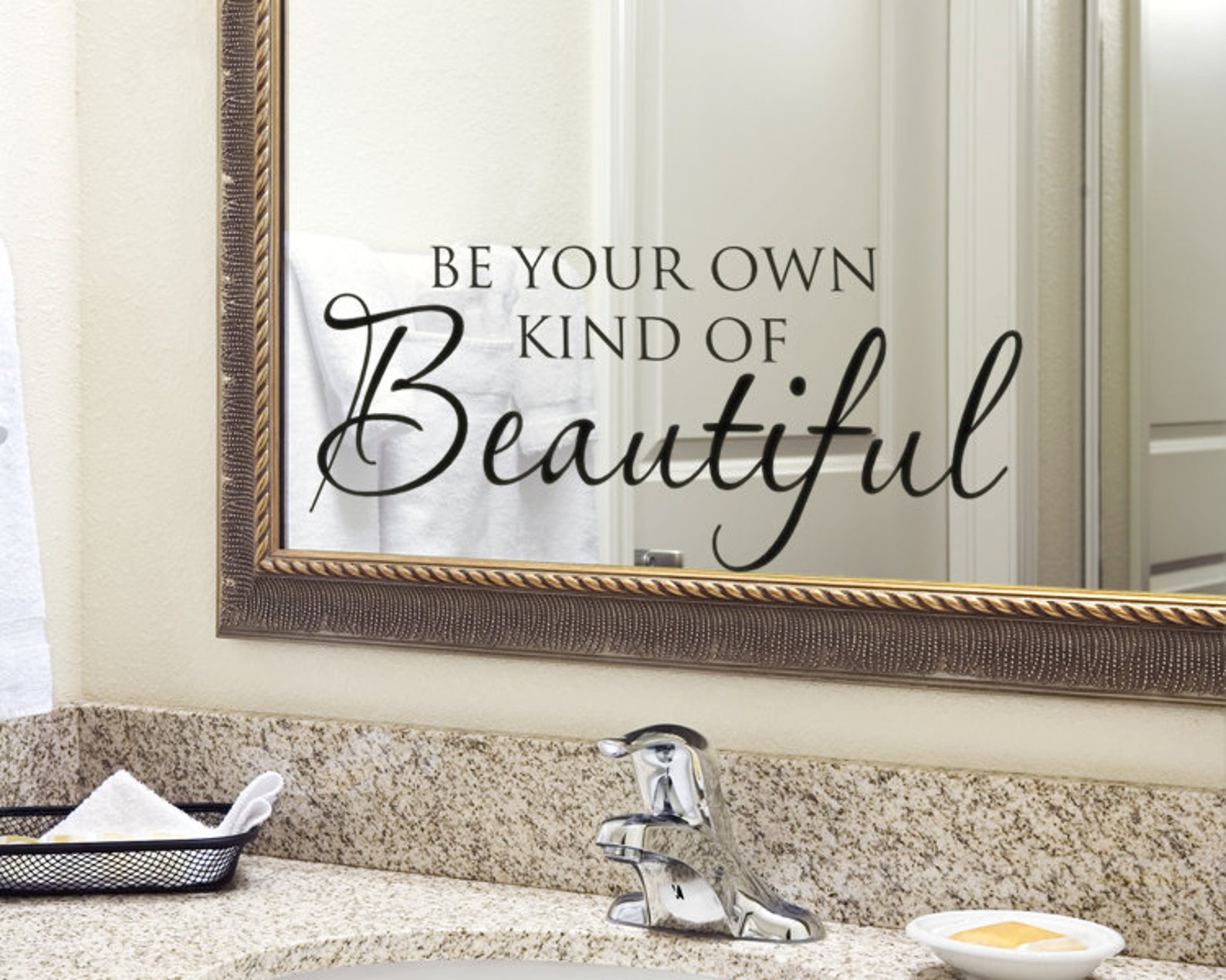 Wall Decal Bathroom Sign Bathroom Wall Decor be Your Own Etsy