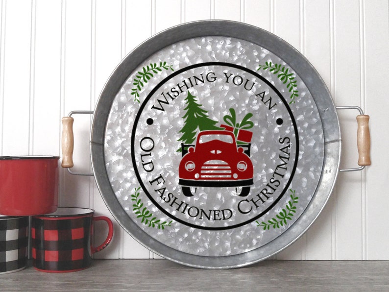 Glass Block Decals/ Christmas Vinyl Decals / Vintage Christmas Etsy