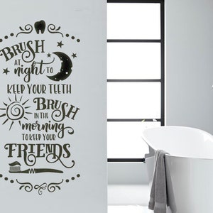 Bathroom Wall Decor Bathroom Sign Farmhouse Bathroom Wall Decal Funny ...