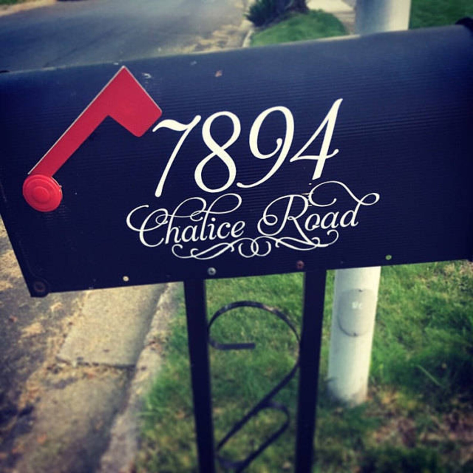 Mailbox Decals Mailbox Numbers House Numbers Mailbox Etsy