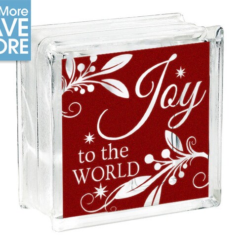 Glass Block Decals/ Christmas Vinyl Decals/ Christmas Decor Etsy