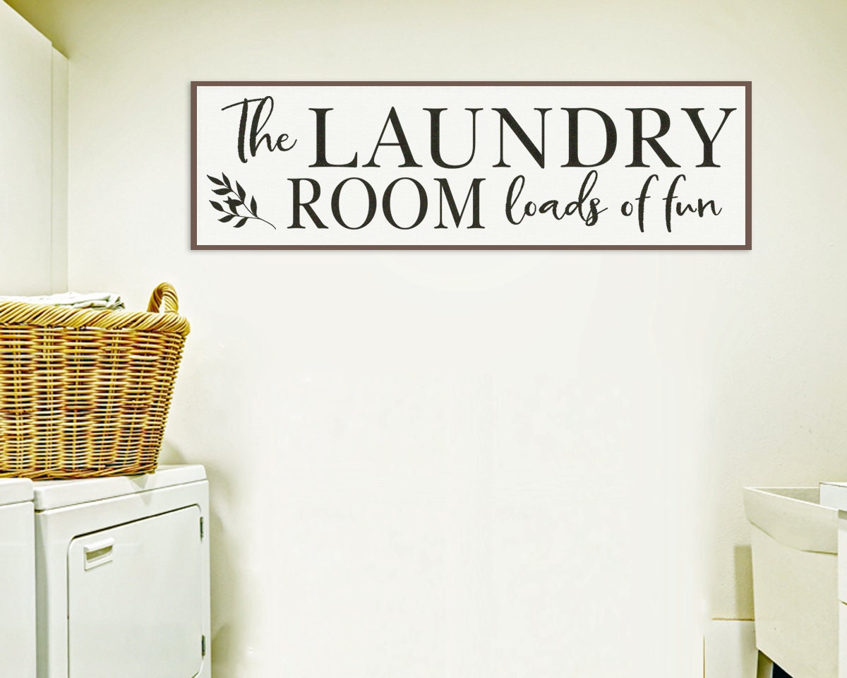 Laundry Room Wall Art/ Laundry Room Vinyl Decal/ Laundry Room | Etsy