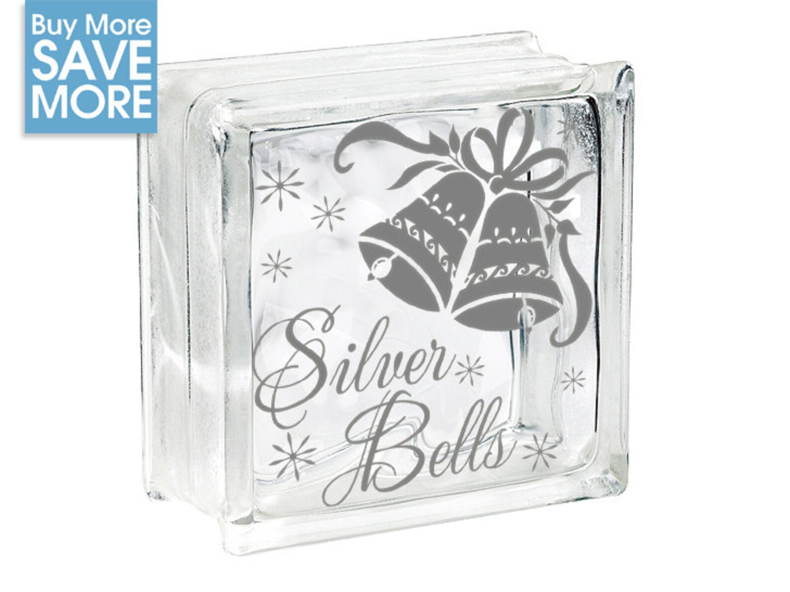 Beautiful Glass Block Decals/ Christmas Vinyl Decals/ Silver Etsy