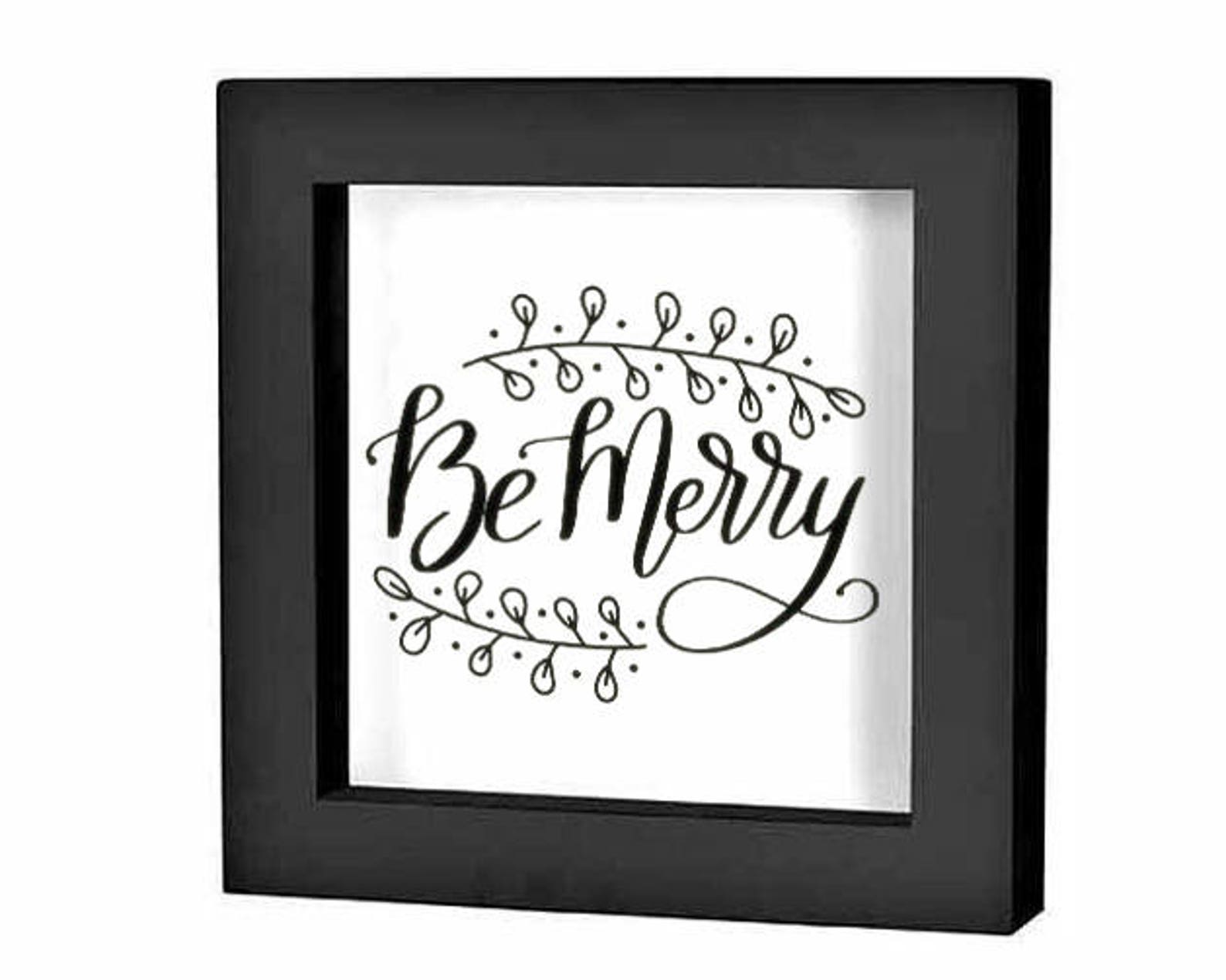 Be Merry Rustic Christmas Decoration DIY Christmas Farmhouse Etsy