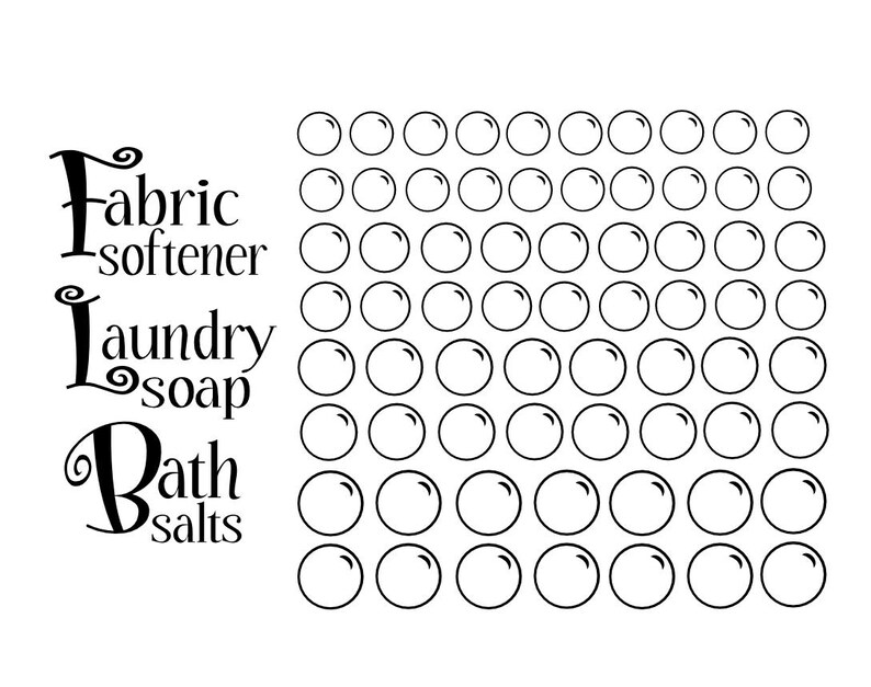 Laundry Room Decor Laundry Soap Label Laundry Soap Decal | Etsy