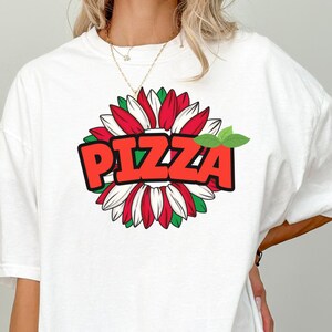 Pizza Shirt, Funny Pizza Shirts, Pizza Lover&#39;s Heavy Cotton Tee, Foodie Gift, Casual Wear, Pizza Party Apparel, Pizza Tee, Comfort Colors