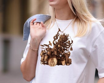 Octopus Playing Drums T-Shirt PNG, Funny Drummer Png, Drummer Gift Octopus Shirt, Drum Player Png, Drummer Png, Digital Download Png