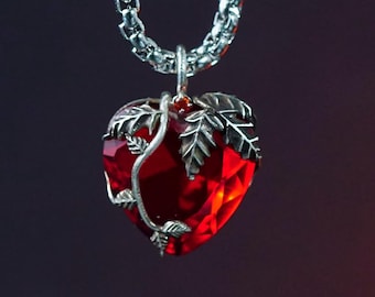 PREMIUM fanmade-amulet voor een betere gezondheid, op Baldur&#39;s Gate 3 geïnspireerde ketting, handgemaakte zilveren 950 fantasiesieraden voor gamers