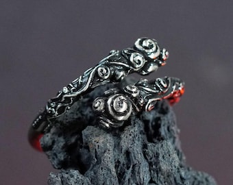EXCLUSIVE Fanmade Black Myth Wukong Bar Custom Ring, Handmade Silver 950 Monkey King Jewelry, Perfect Signet Ring for Wukong Fans