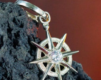 PREMIUM Baldur's Gate 3 Gale's Ohrring, authentischer Fanmade Silber 950 Schmuck, Inspiriert von Gale Dekarios, Magier von Waterdeep, BG3 Cosplay