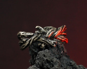 EXCLUSIVE Miquella’s Ring, E!d.En R!ng-Inspired Silver Jewelry, Handmade Fantasy Ring, RPG Cosplay Gift, Collector’s Edition, Ideal for Fans