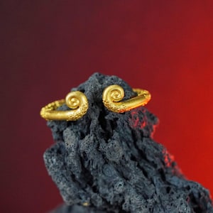 EXCLUSIVE Handmade Fanmade Sun Wukong Custom Ring, Black Myth Wukong Gold Plated 14k Signet Ring, Unique Jewelry for Wukong Fans