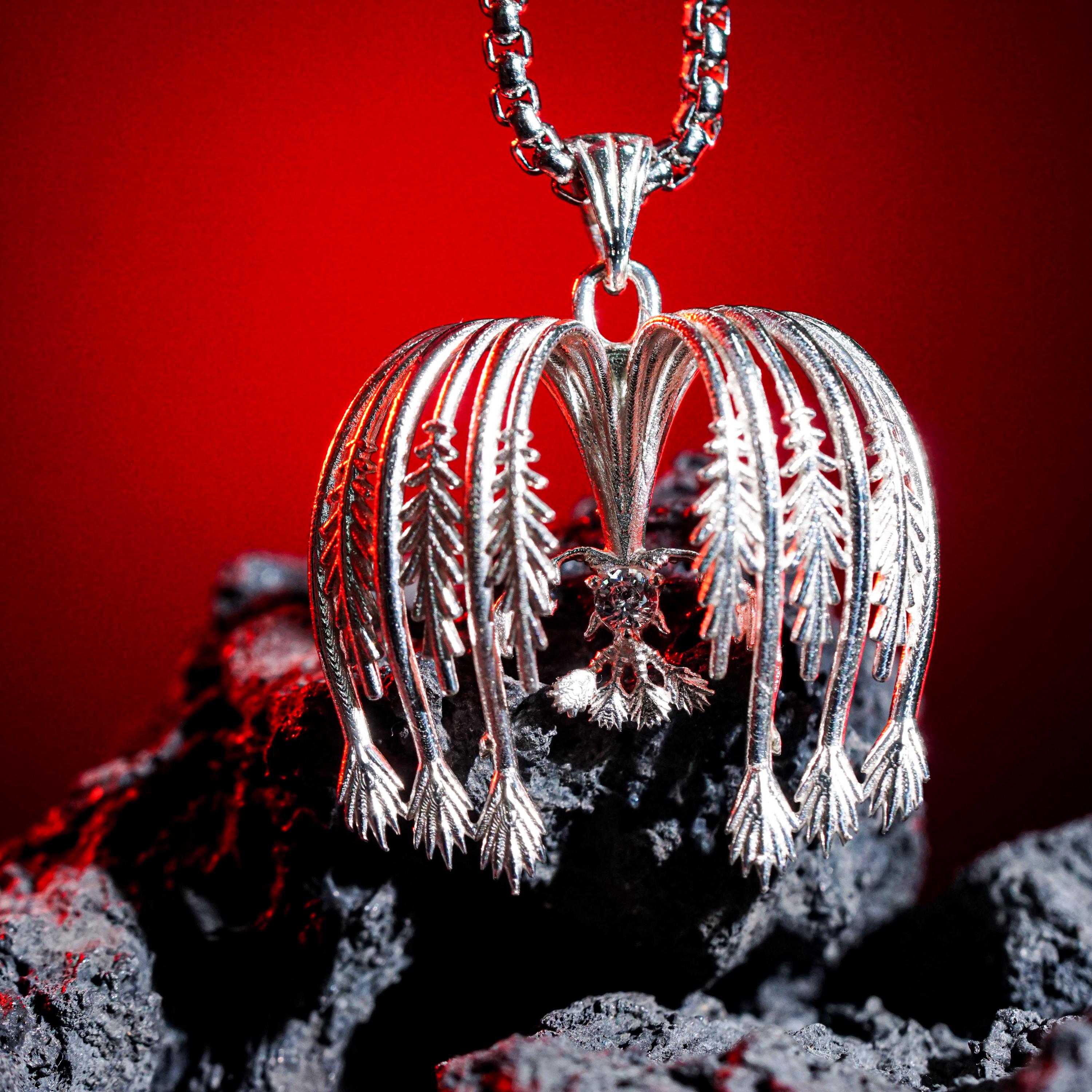 BECOME TREE×SCURRA JEWELRY PARADE ネックレス Avatar Woodsprite Necklace, Silver 950 Pendant, Seed of Scacred