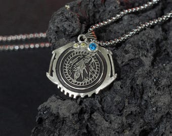 Final Fantasy VII Inspired Meteor / Black Materia Necklace - Etsy