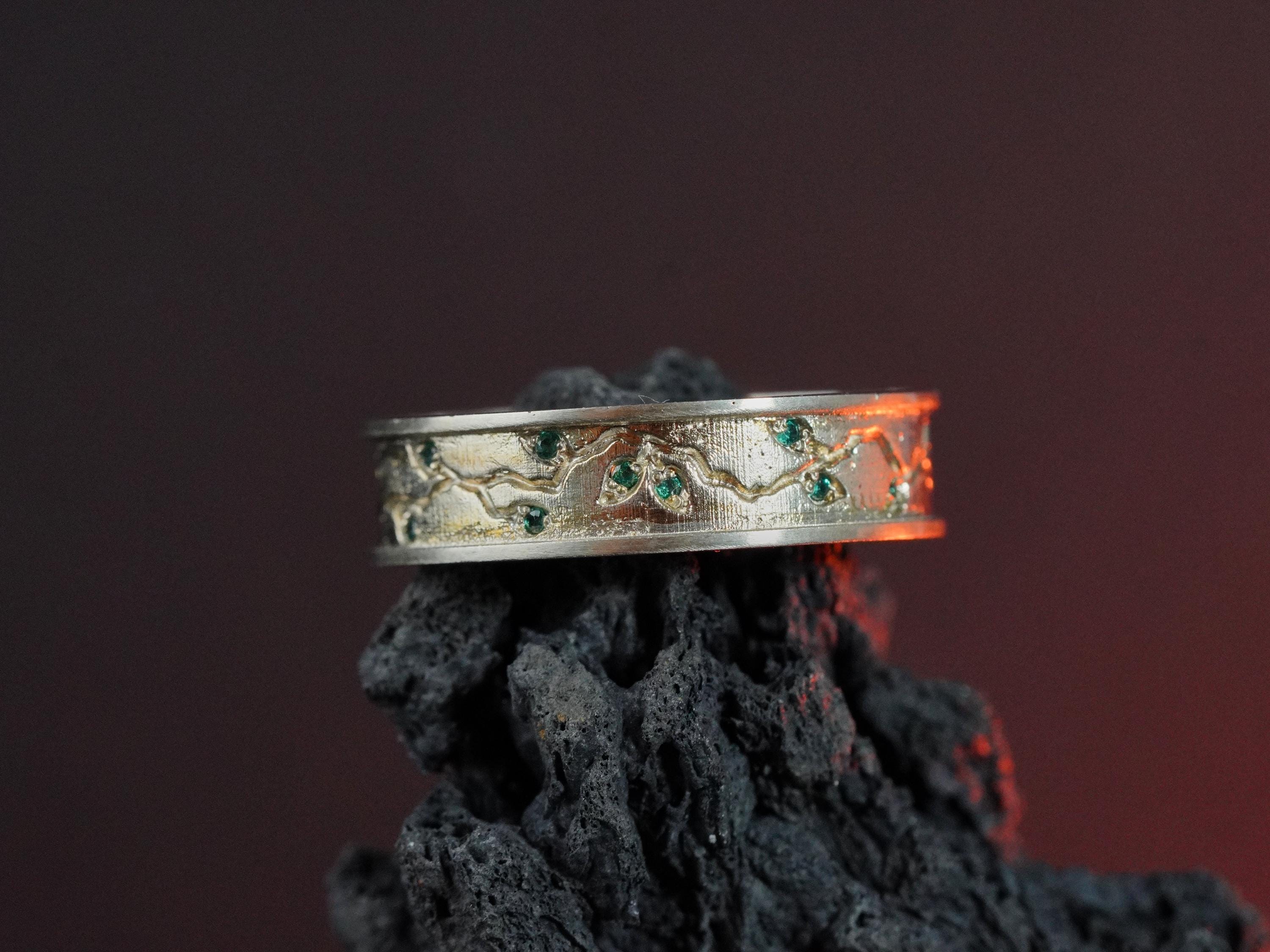 EXCLUSIVE Baldur's Gate 3 Ring of Regeneration, Handmade 950 Silver RPG Jewelry, Perfect Accessory for DnD Players & Fantasy Game Collectors