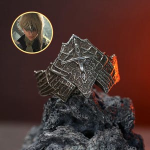 EXCLUSIVE Duchess Elden Ring Nightreign Ring, Elden Ring Character Handmade Jewelry, Custom 950 Silver Ring, Elden Ring Gift for Fans