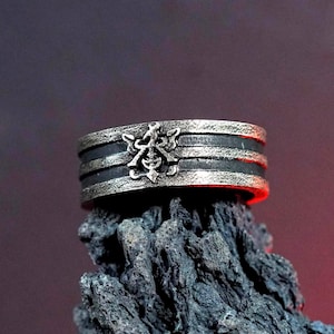 EXCLUSIVE Handmade Silver 950 Clive Rosfield Ring, Final Fantasy XVI Jewelry, FF7R Fanmade Ring, FF16 Clive Jewelry