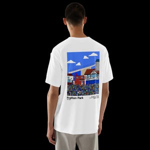 Pompey T-Shirt – Fratton Park Park Stadium Tee – Pompey Fan Gift – Retro Football Shirt – Matchday Graphic Tee Sizes XS to XXL