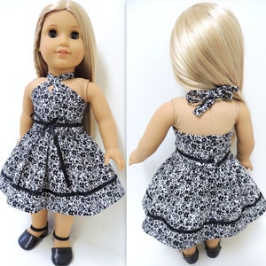 Lillian Dress and Top Pattern PDF for 18 inch dolls image 3