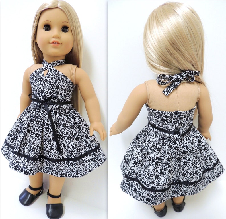 Lillian Dress and Top Pattern PDF for 18 inch dolls image 3