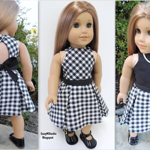 Lana Top and Skirt AGD Size Doll Clothes PDF Pattern for 18 inch Doll image 4