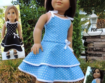 Anabella Dress - Doll Sewing Pattern