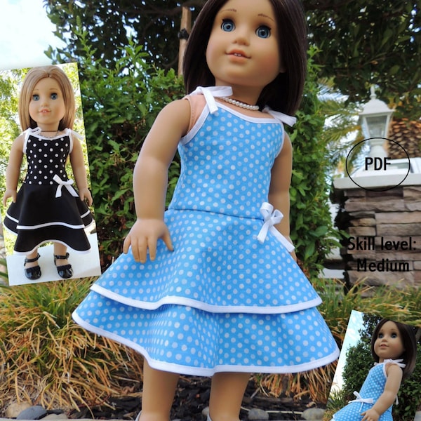 Anabella Dress - Doll Sewing Pattern