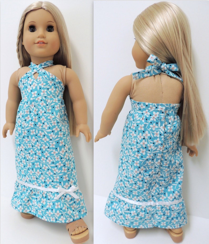 Lillian Dress and Top Pattern PDF for 18 inch dolls image 2