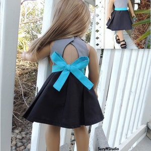 Lana Top and Skirt AGD Size Doll Clothes PDF Pattern for 18 inch Doll image 3