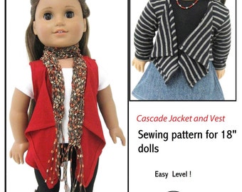 Cascade Jacket and Vest  AGD Size - PDF Pattern