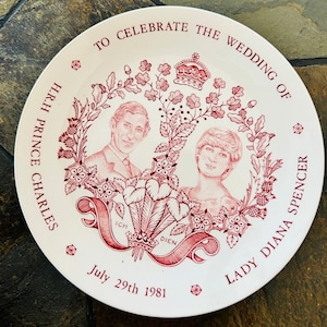 Mason's Commemorative Plate for the wedding of Lady Diana Spencer and Prince Charles