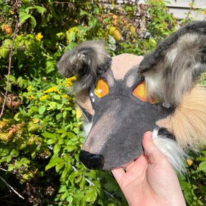 African wild dog mask (EVA foam base)
