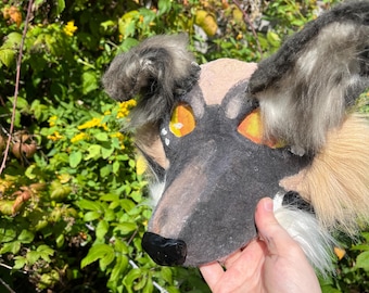 African wild dog mask (EVA foam base)