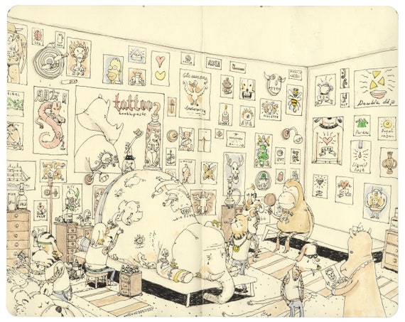 Tattoo Parlour Etsy Tattoo Parlour Etsy