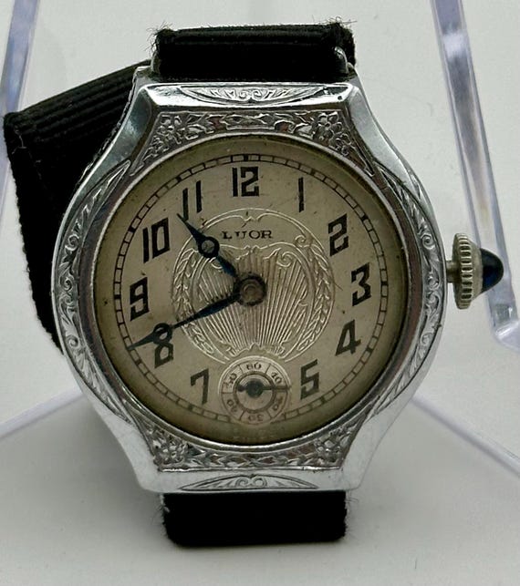 Rare Vintage 20s Locust Womens Art Deco Watch RARE 1920s Art Deco Luxury Platinum 56 Diamonds Ladies Watch  main image 4