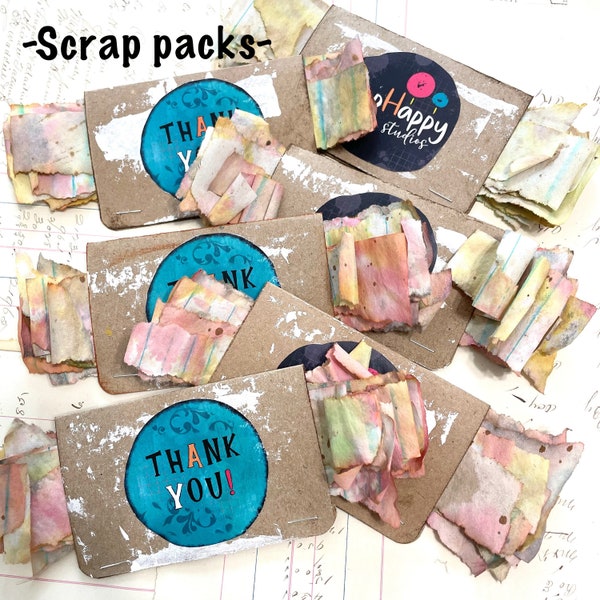 Scrap Packs | Junk journals | Art Journals | Happymail | Gifts | Envelopes | Mixed Media
