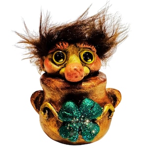 Troll Chawwi (Pote de Cobre) da Fortuna Seres Mágicos Colecionáveis - Troll Elfo Goblin