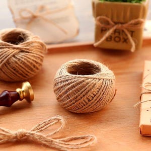 Natuurlijk Jute Touw – 4 Mm X 100 Meter – Voor Knutselen, Tuinieren En Decoratie