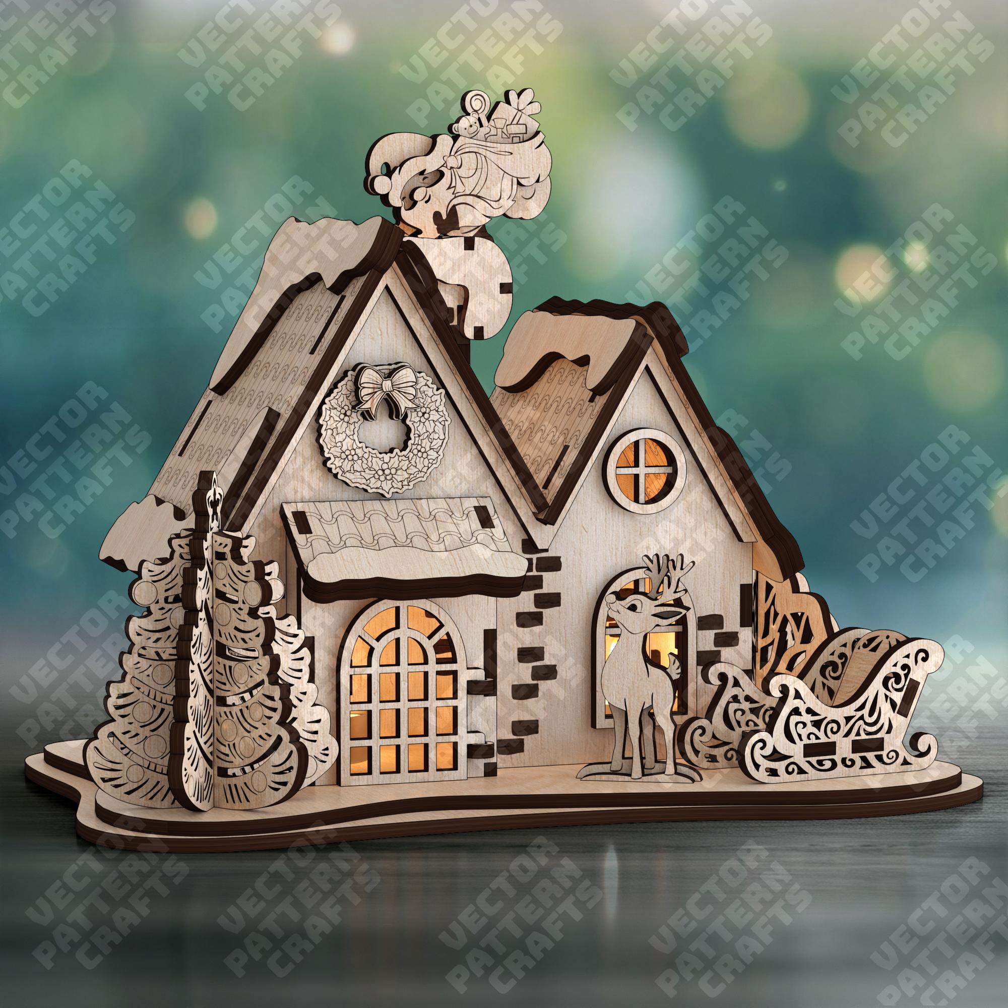 Carte De Noël 3D Pop-up - France