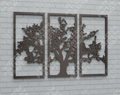 Tree wall art tree panel laser cut svg file Glowforge tree wall decor svg cricut Tree of life dxf cnc vector pattern Wall tree laser file