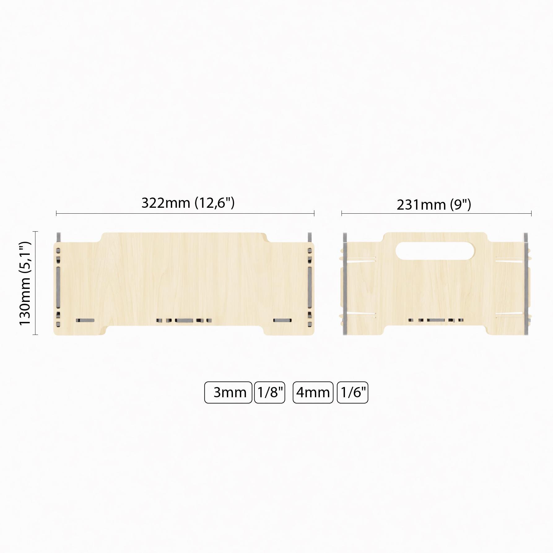 Wooden Stackable Box Svg Laser Cut File Glowforge Case Box Svg Cricut ...