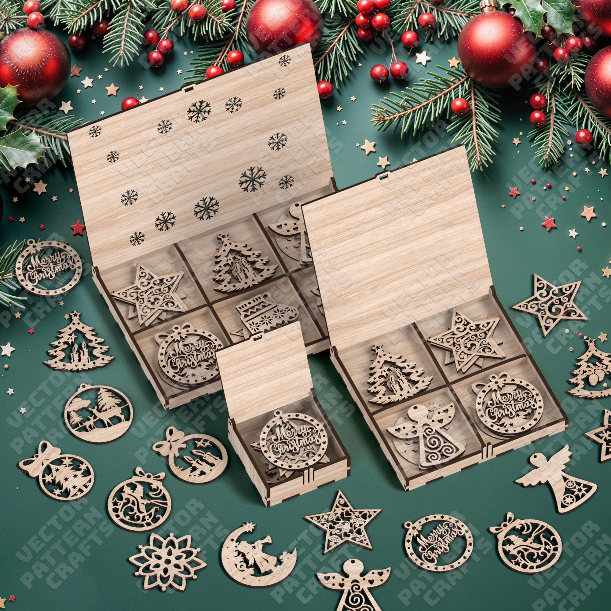 Weihnachtskugel Aufbewahrungsbox Für 64 Christbaumkugeln – 4 Lagen, Verstellbare Trennwände, Zusammenfaltbar, Wasserdicht, Auch Für Lichter & Kränze