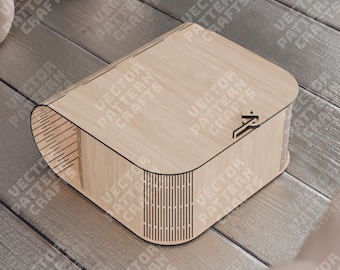 Living Hinge Box SVG Laser Cut Gift Trinket Keepsake Jewelry Case